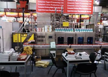 China Empaquetadora de la bebida automática, máquina de rellenar del cartón aséptico proveedor