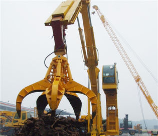 China cubo del gancho agarrador del excavador de la cáscara de naranja del accesorio del gancho agarrador del excavador del ³ del 1.25m para el pedazo de acero cargado proveedor